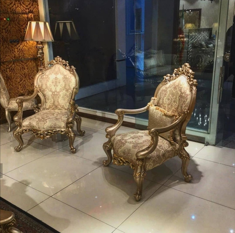 مبل سلطنتی واستیل چراغان
