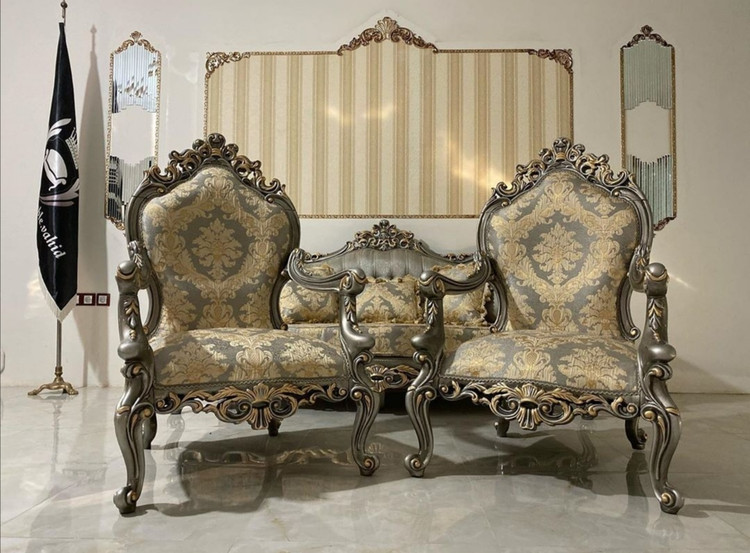مبل سلطنتی واستیل چراغان