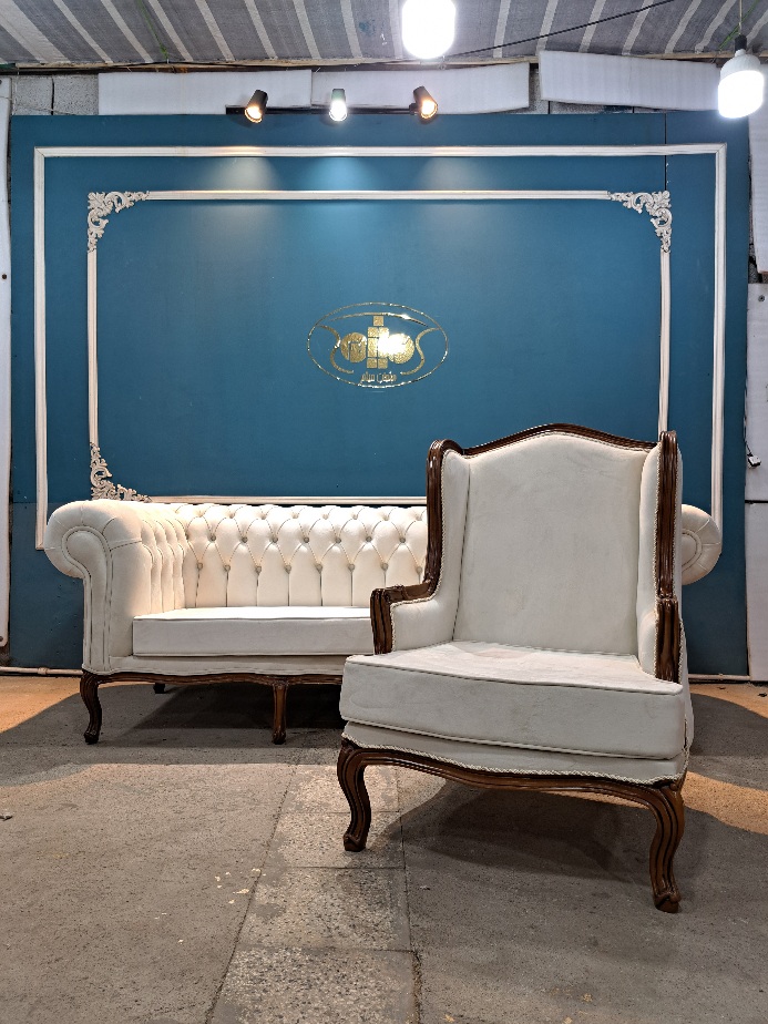 مبل فرانسوی چوب راش